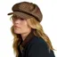 Joules Elvaston Womens Baker Boy Hat - Natural Houndstooth