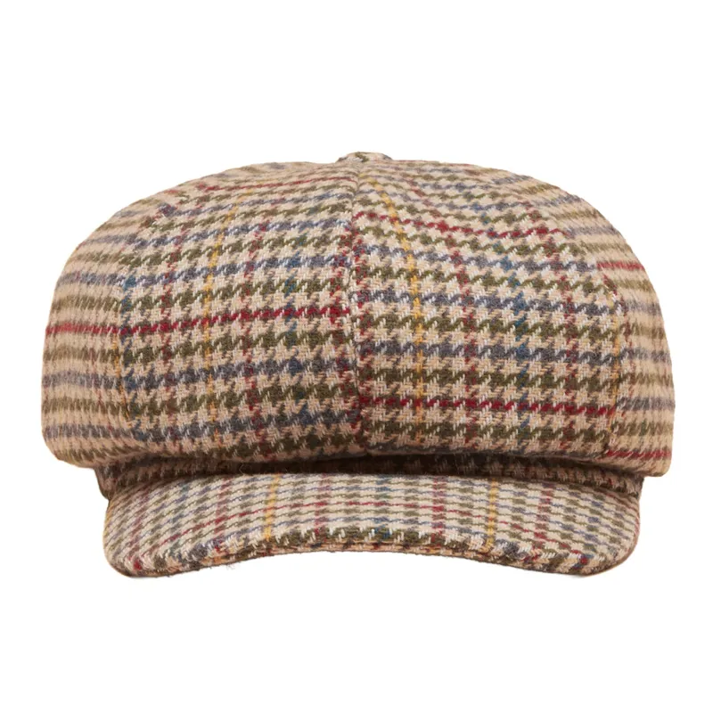 Joules Elvaston Womens Baker Boy Hat - Multi Tweed-1