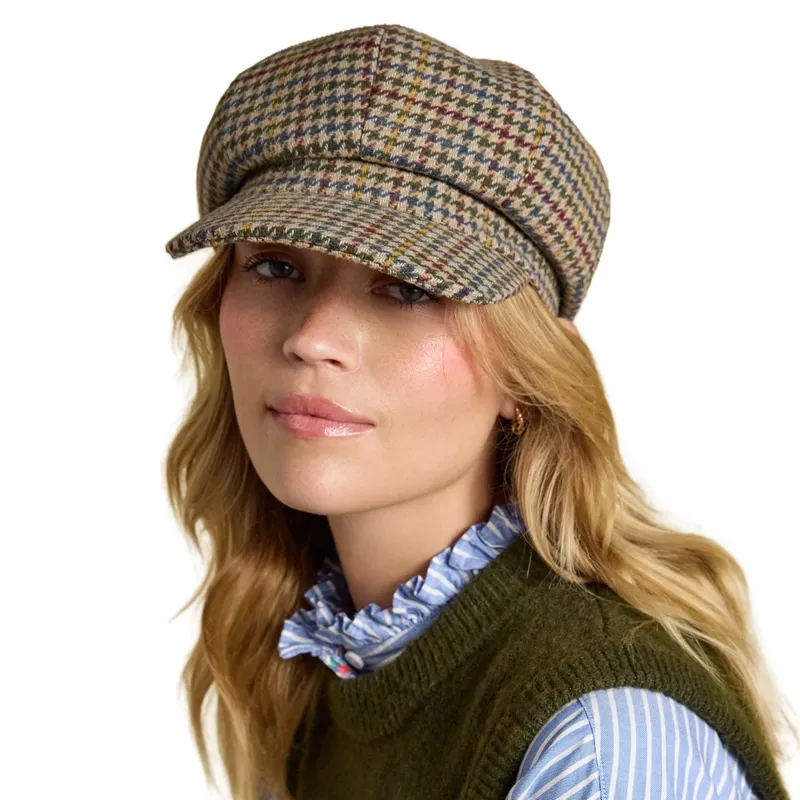 Joules Elvaston Womens Baker Boy Hat - Multi Tweed