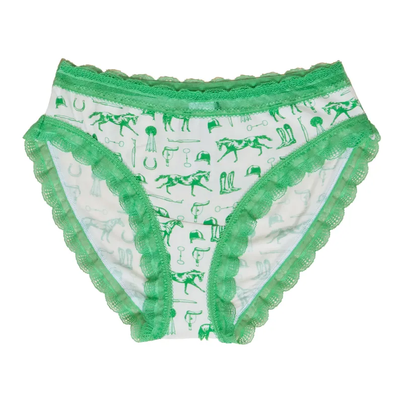 Joules Equestrian Womens Knickers - Green