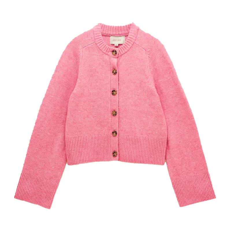 Joules Esme Womens Knit Cardigan - Pink-3