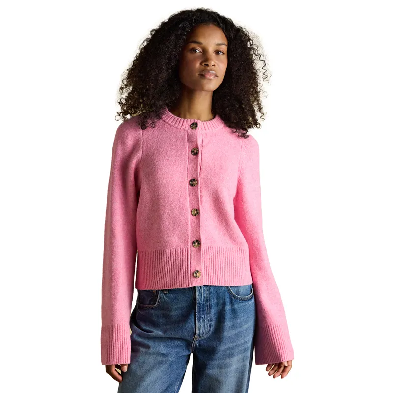 Joules Esme Womens Knit Cardigan - Pink-2