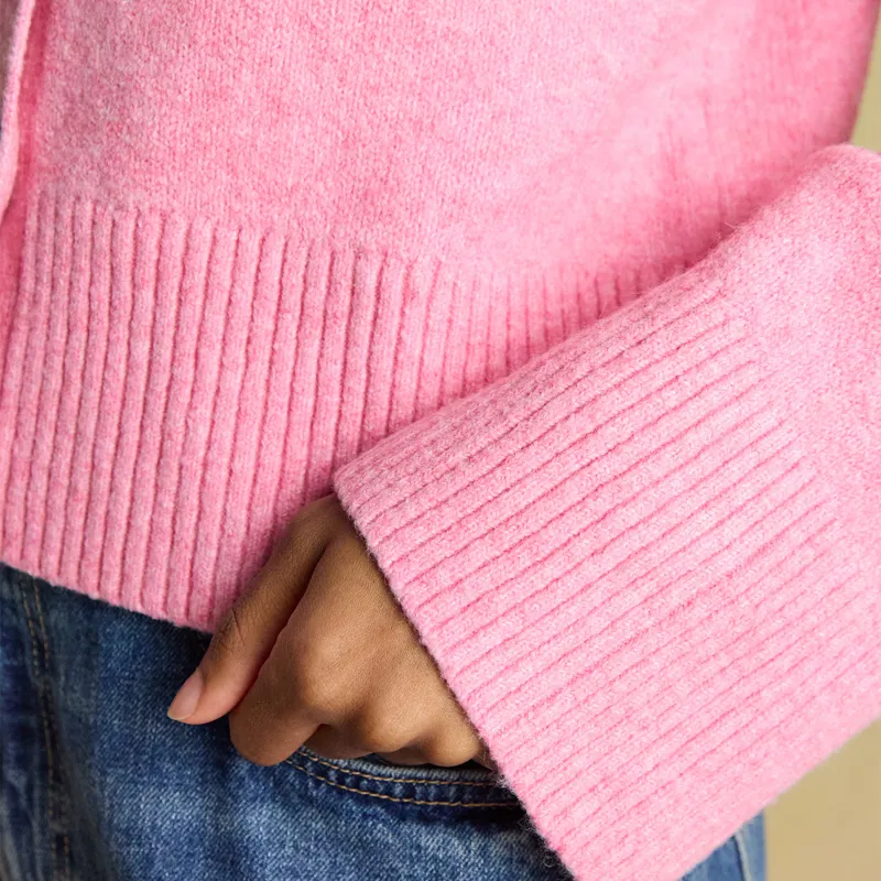 Joules Esme Womens Knit Cardigan - Pink-8