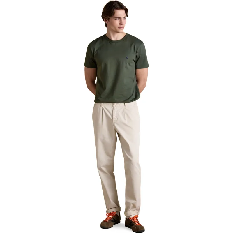 Joules Everyday Mens Tee - Khaki Green-3