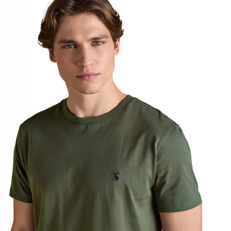 Joules Everyday Mens Tee - Khaki Green-4