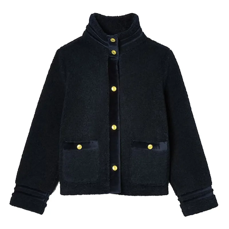 Joules Fleur Womens Fleece Jacket - Navy-1