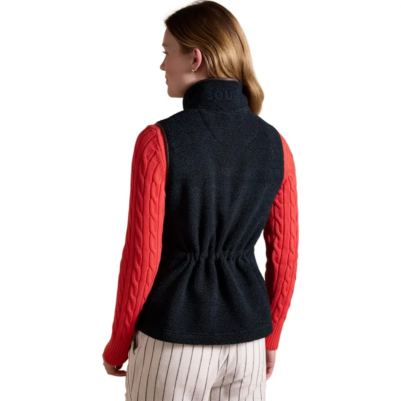 Joules Heritage Womens Borg Fleece Gilet - Navy-2