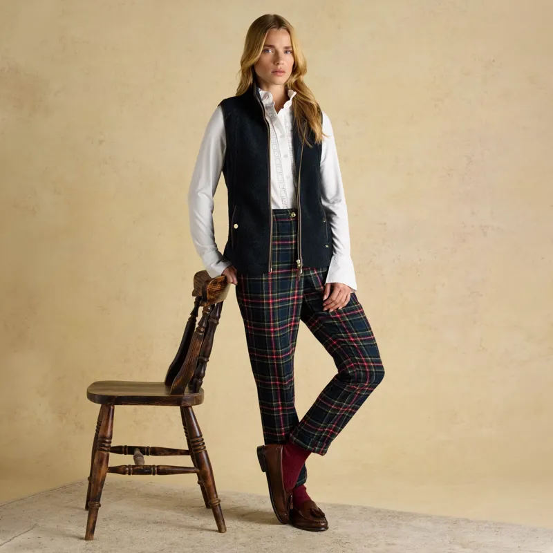 Joules Heritage Womens Borg Fleece Gilet - Navy-11