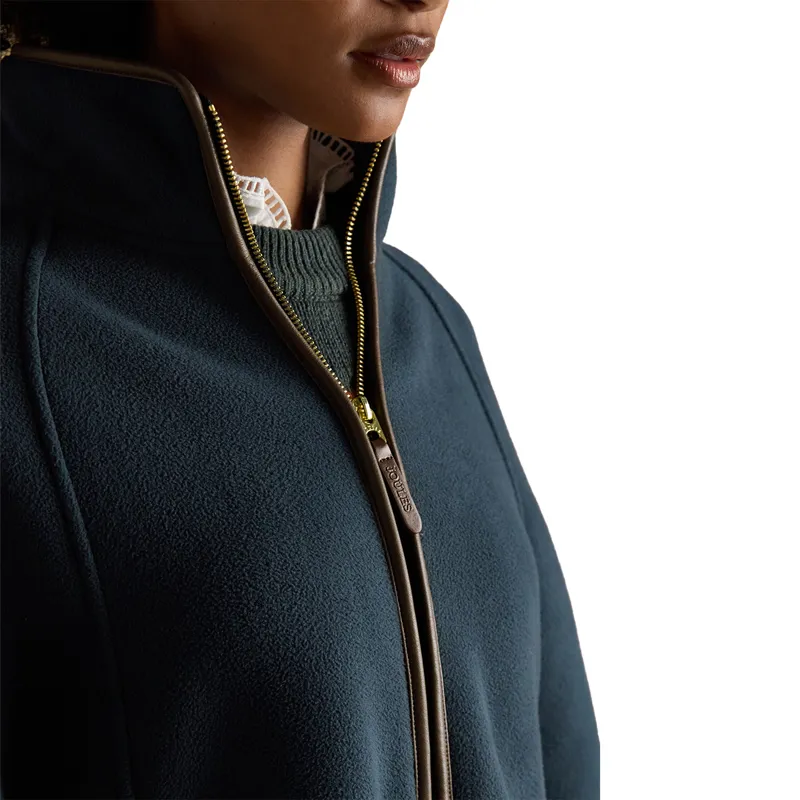 Joules Heritage Polar Fleece Womens Longline Cape - Navy-6