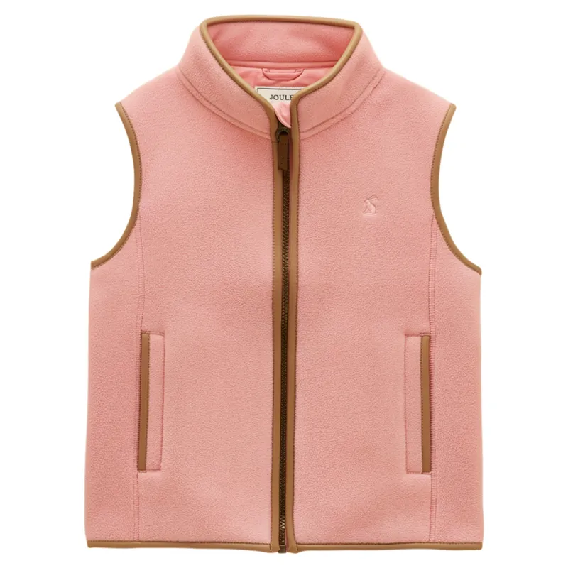 Joules Heritage Junior Fleece Gilet - Pink