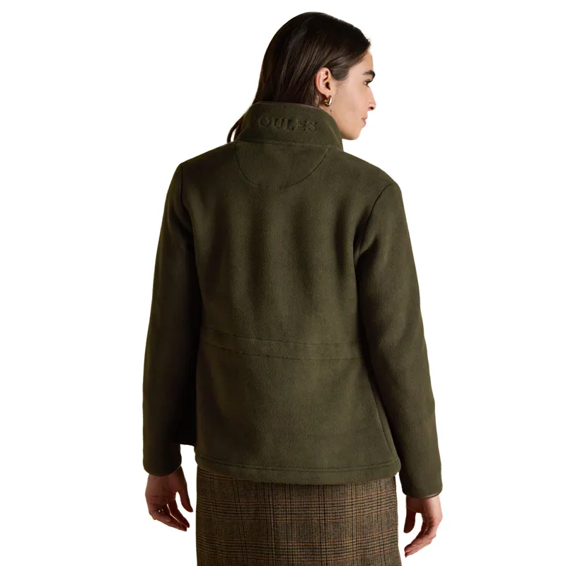 Joules Heritage Womens Full Zip Long Sleeve Fleece - Green-1
