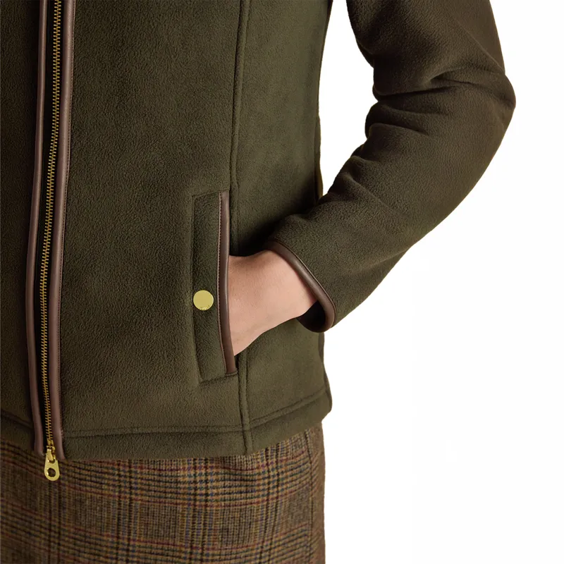 Joules Heritage Womens Full Zip Long Sleeve Fleece - Green-6