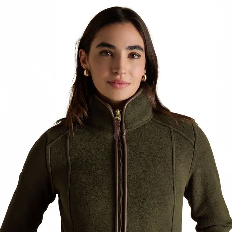Joules Heritage Womens Full Zip Long Sleeve Fleece - Green-7