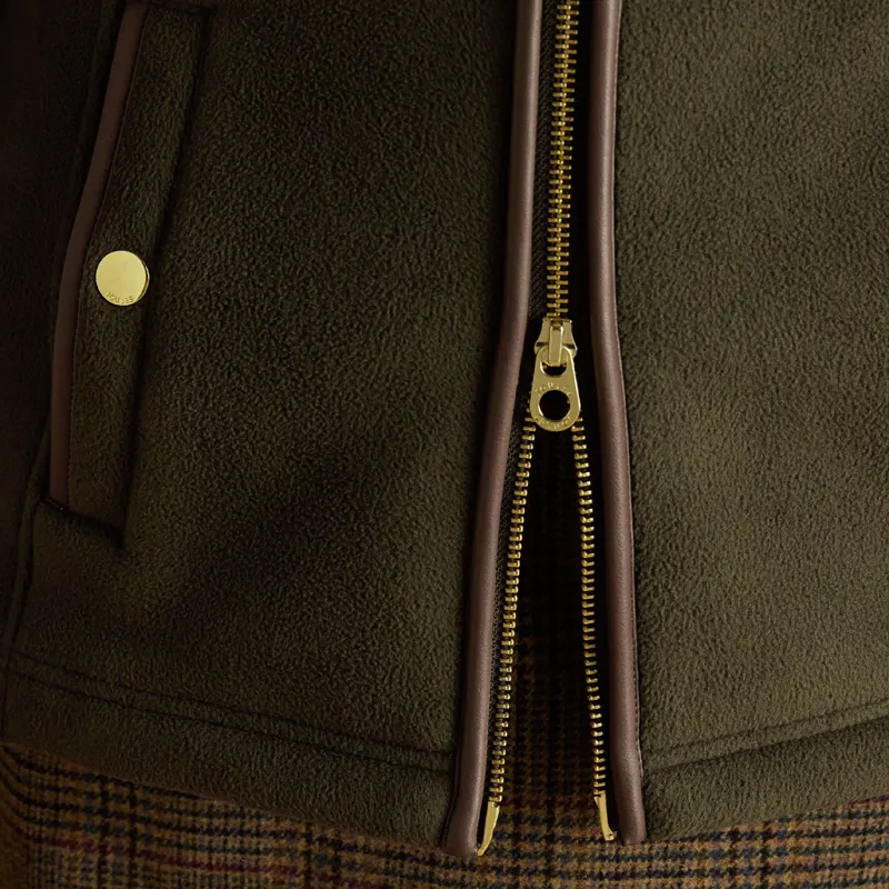 Joules Heritage Womens Full Zip Long Sleeve Fleece - Green-8