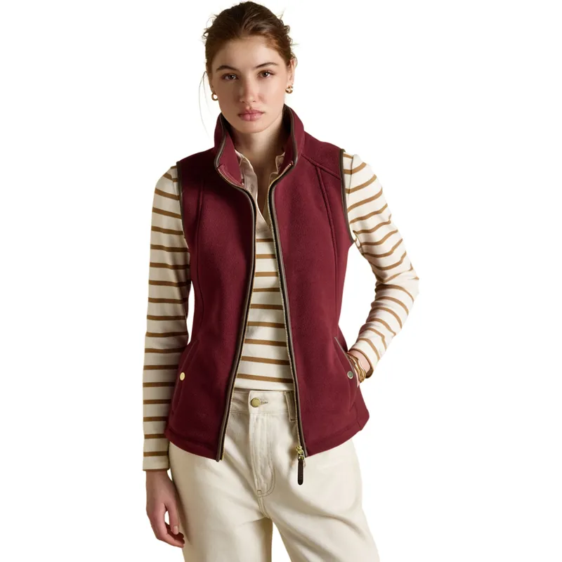 Joules Heritage Womens Fleece Gilet - Port-3