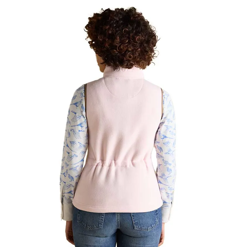 Joules Heritage Womens Fleece Gilet - Pink-4