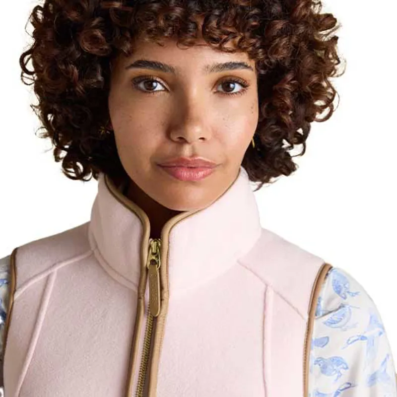 Joules Heritage Womens Fleece Gilet - Pink-7