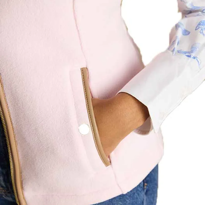 Joules Heritage Womens Fleece Gilet - Pink-8