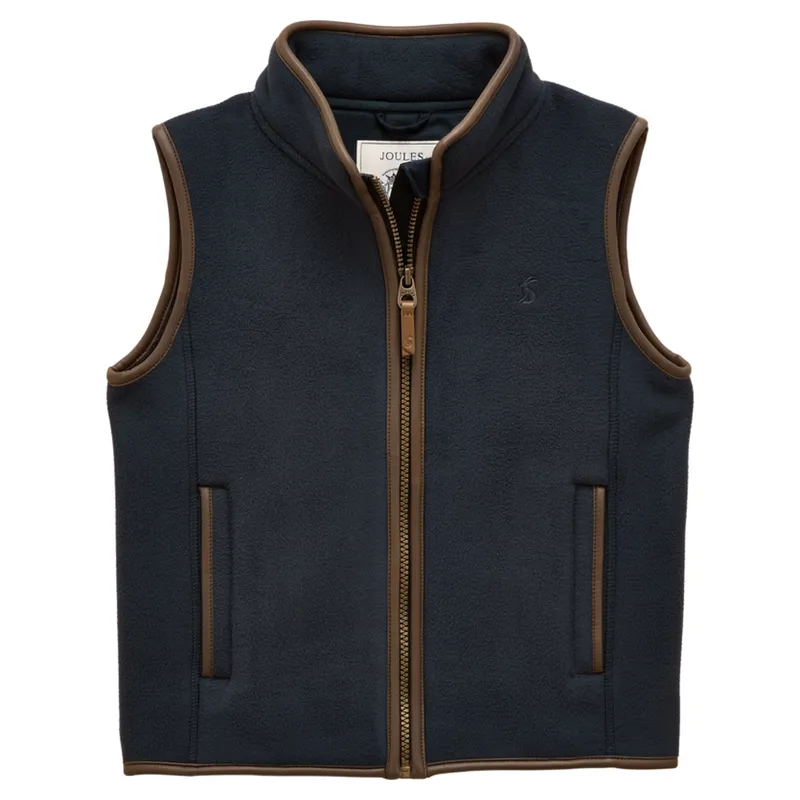 Joules Heritage Junior Fleece Gilet - Navy
