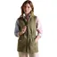 Joules Heritage Womens Longline Fleece Gilet - Light Green