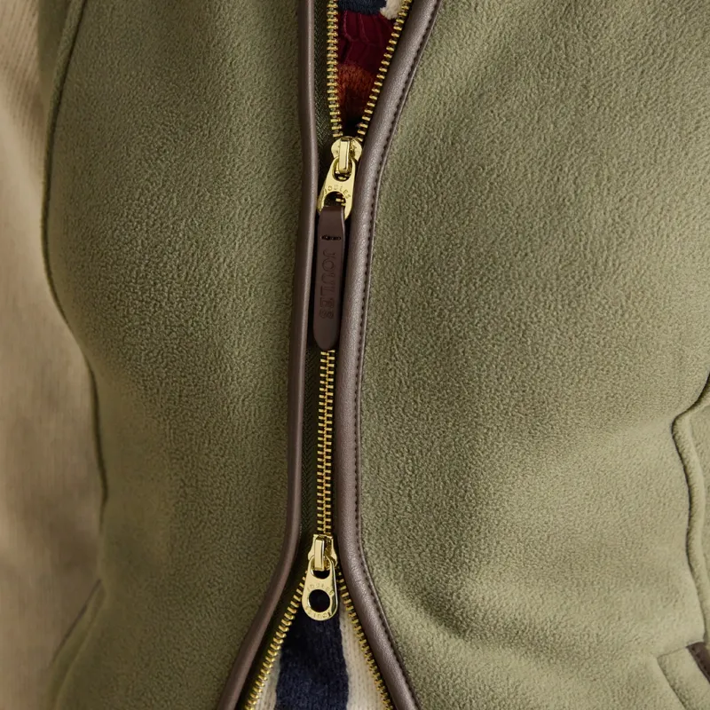 Joules Heritage Womens Fleece Gilet - Light Green-5