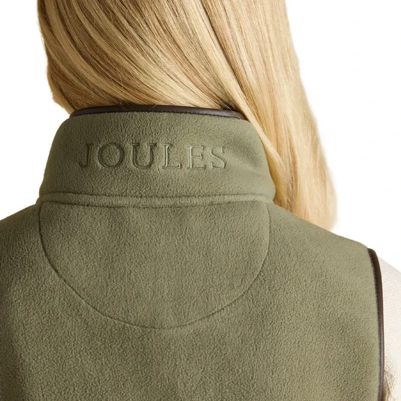Joules Heritage Womens Fleece Gilet - Light Green-7