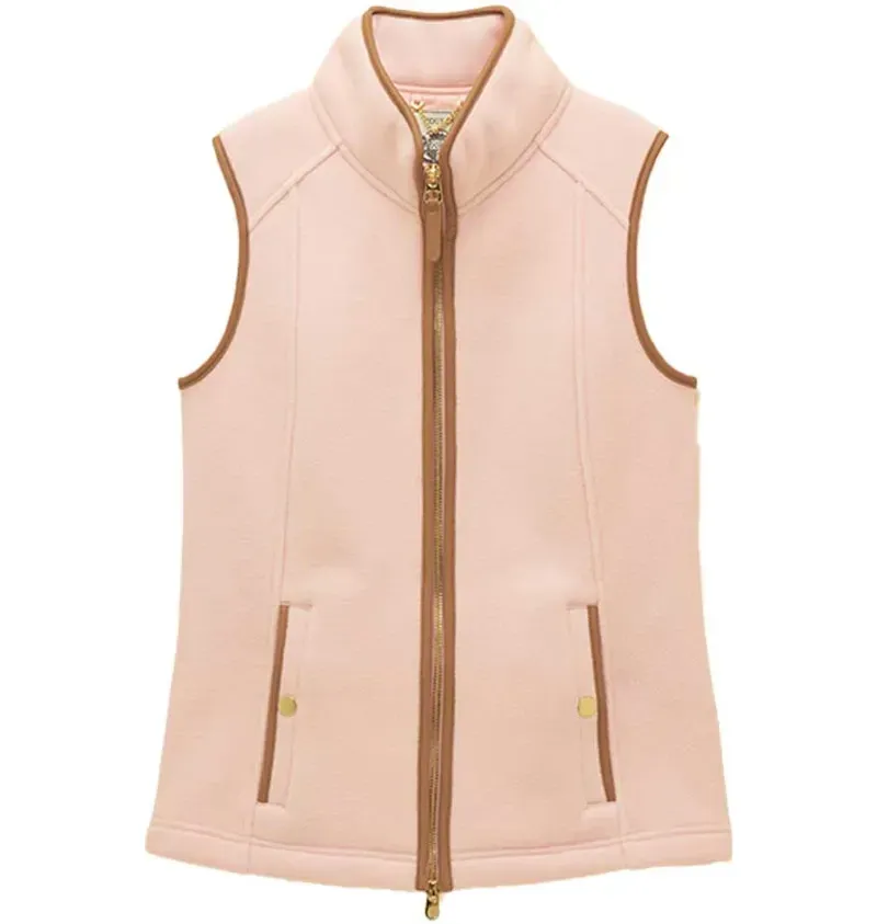 Joules Heritage Womens Fleece Gilet - Pink-2