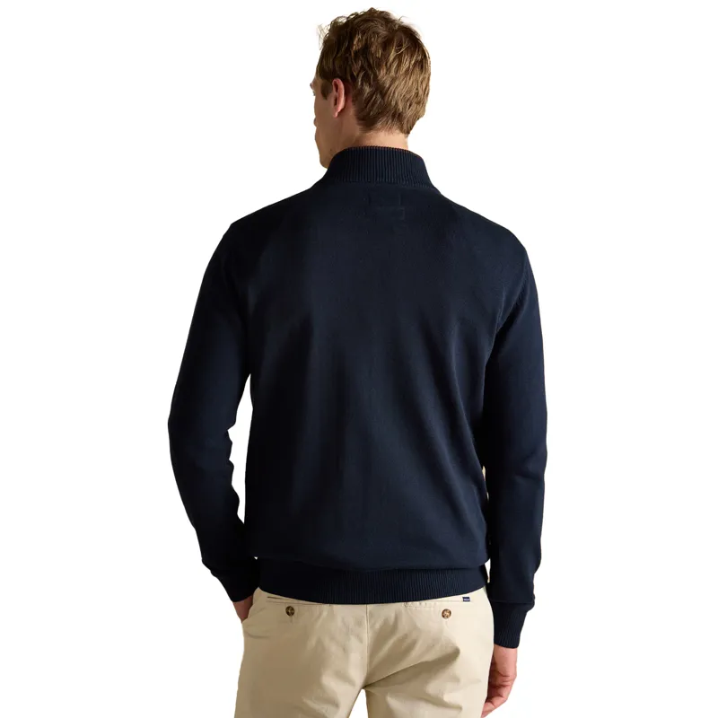 Joules Hillside Mens 1/4 Zip Sweatshirt - Navy/Blue-1