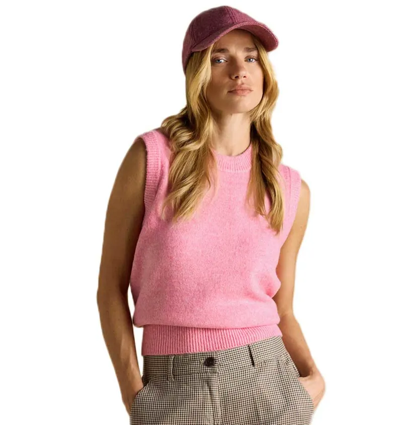 Joules Holly Womens Knit Vest - Pink-4