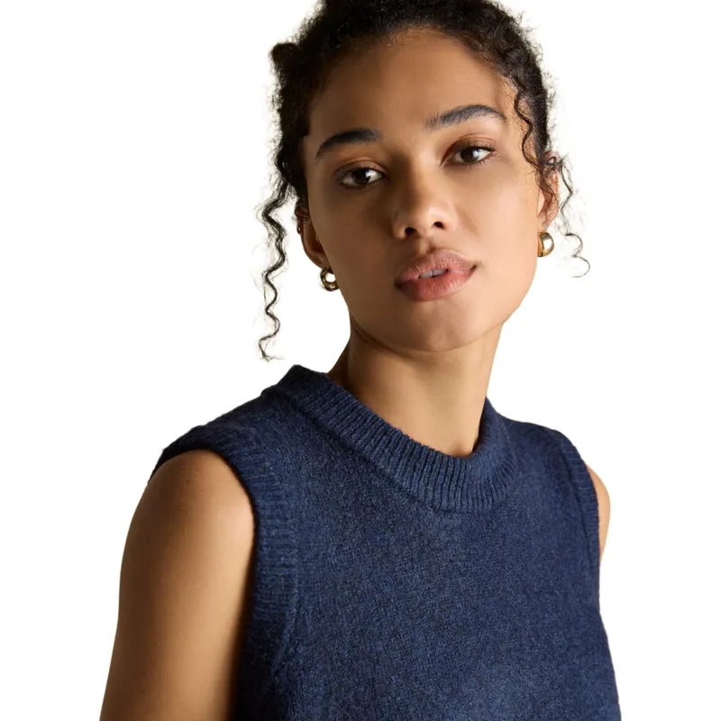 Joules Holly Womens Knit Vest - Navy-3