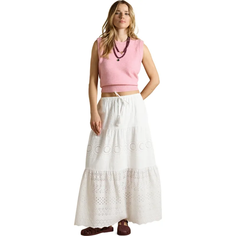 Joules Holly Womens Knit Vest - Pale Pink-3