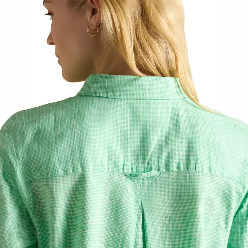 Joules Ida Womens Cotton Shirt - Green-5