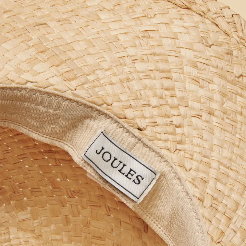 Joules Joanie Womens Straw Western Fedora Hat-5