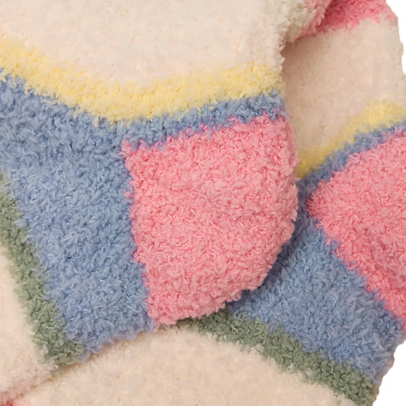 Joules Junior Fluffy Socks - Pink-1