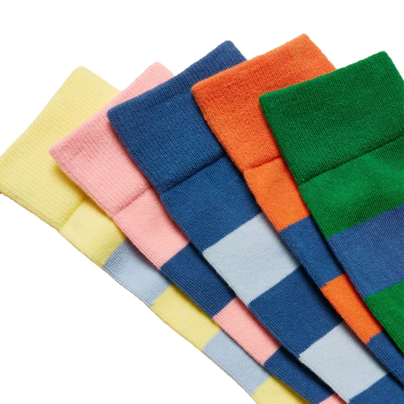 Joules Kingsbury Mens Socks 5 Pack - Multi Bright-1