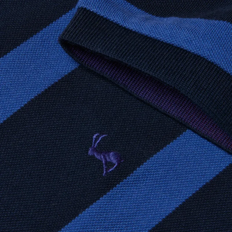 Joules Filbert Mens Polo Shirt - Blue/Navy-4