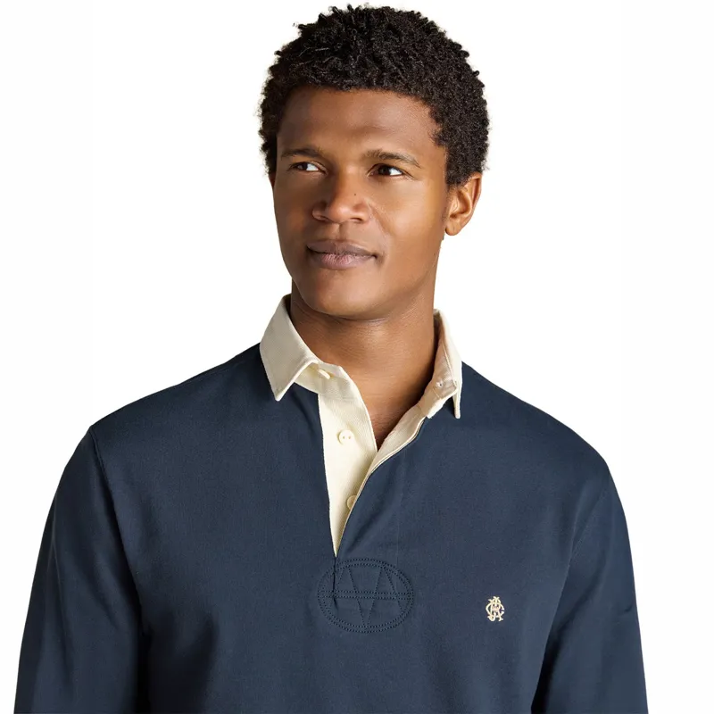 Joules Rugby Club Mens Long Sleeve Shirt - Navy-4