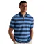Joules Woody Stripe Mens Cotton Pique Polo Shirt - Blue/Navy