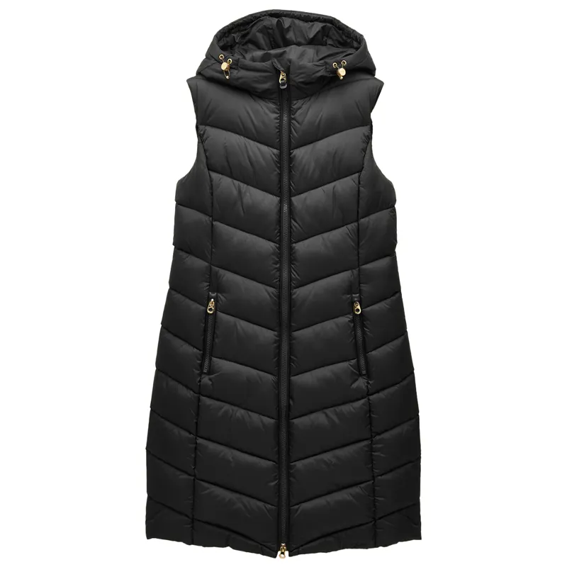 Joules Moorsdale Womens Long Gilet - Black-1