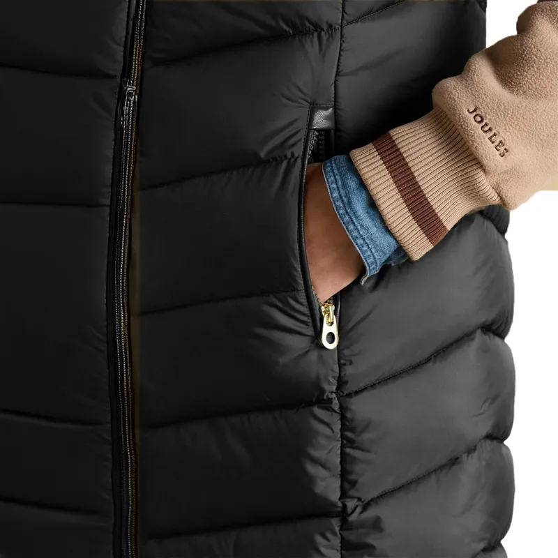 Joules Moorsdale Womens Long Gilet - Black-7