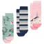 Joules Neat Feet Junior Girls Socks 3 Pack - Unicorn/Pink/Green