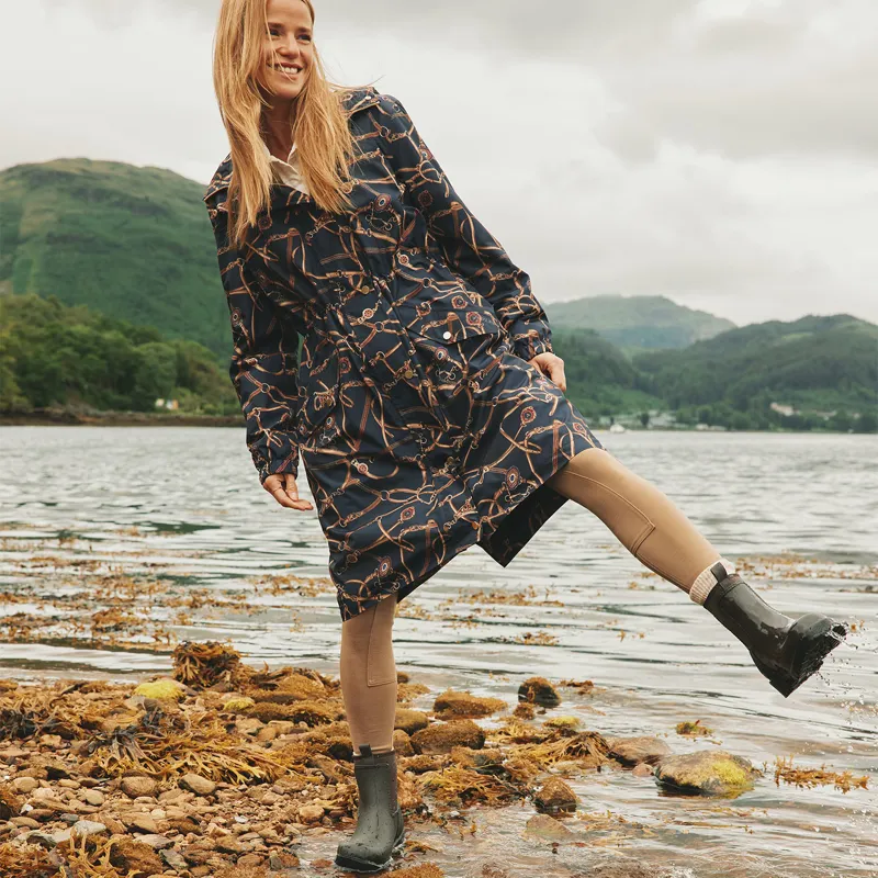 Joules Oakfield Womens Short Wellington Boots - Chocolate Brown-5