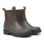 Joules Oakfield Leopard Neoprene Lined Short Wellington Boots - Chocolate Brown