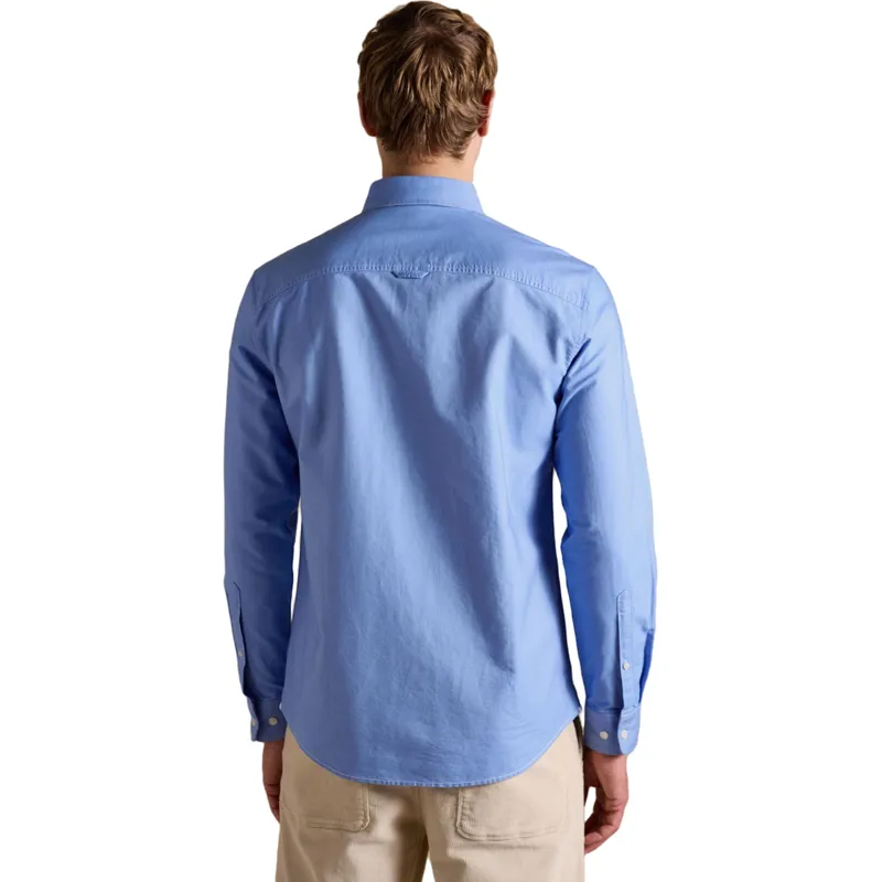 Joules Oxford Classic Fit Mens Cotton Shirt - Blue-1