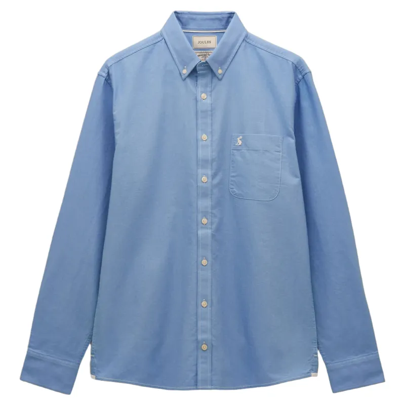 Joules Oxford Classic Fit Mens Cotton Shirt - Blue-2