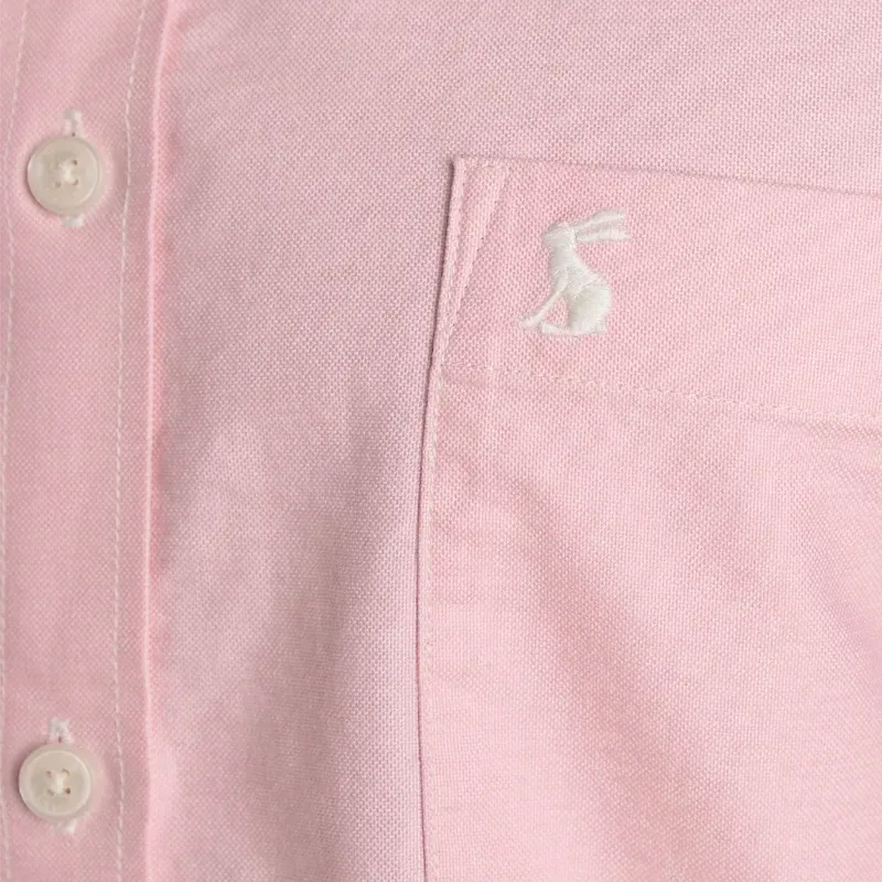 Joules Oxford Classic Fit Mens Cotton Shirt - Pink-3