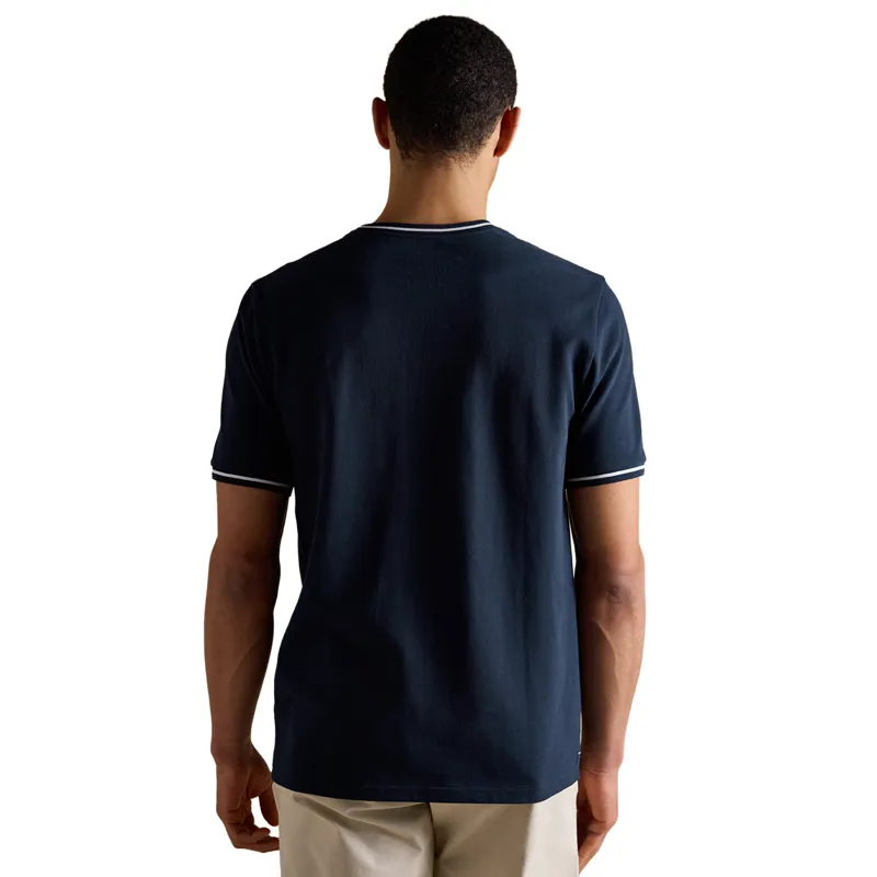 Joules Pique Mens Tee - Navy-2
