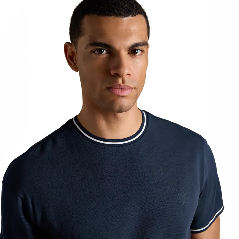 Joules Pique Mens Tee - Navy-5