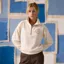 Joules Racquet Womens 1/4 Zip Sweatshirt - Oatmeal
