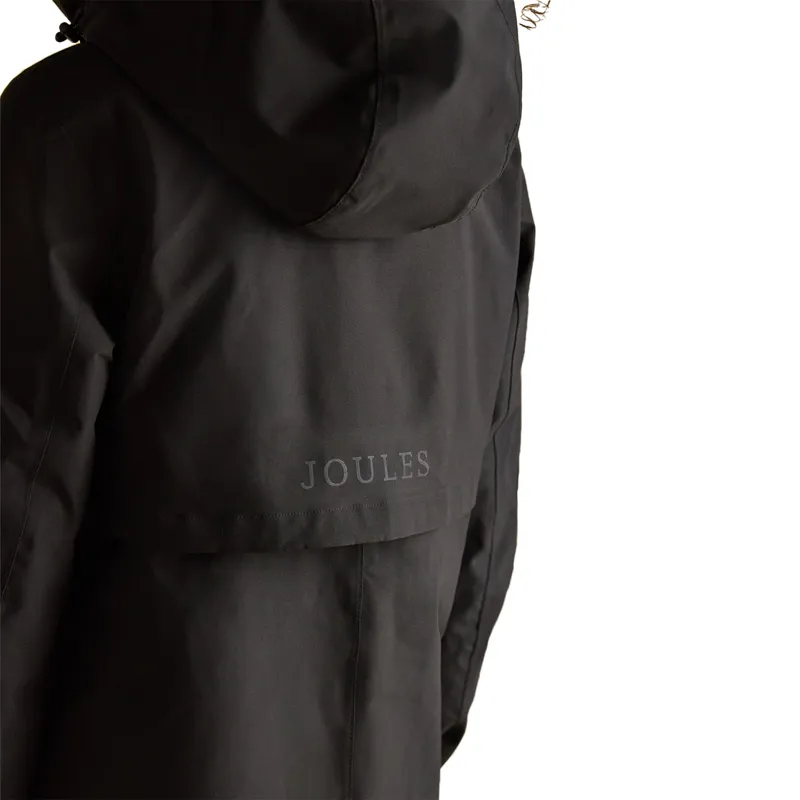 Joules Rainaway Womens Waterproof Long Jacket - Black-8
